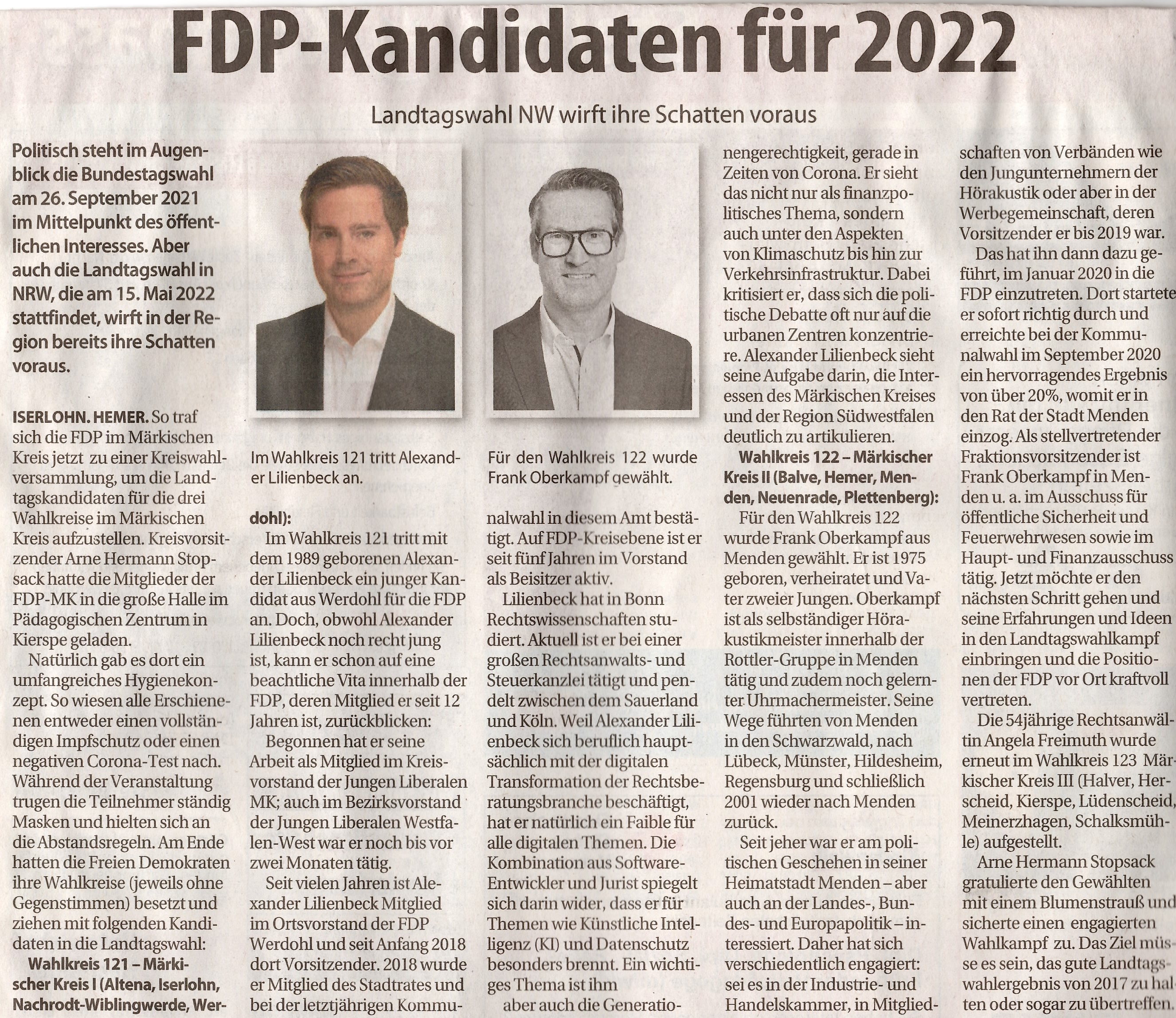 Landtagswahlen 2022