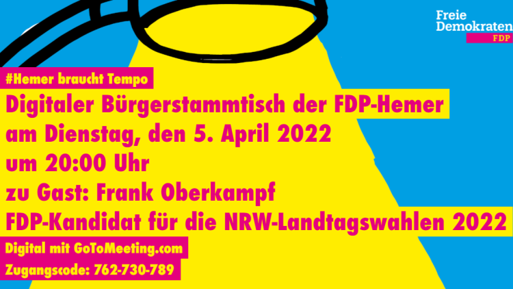 Digitaler Bürgerstammtisch der FDP Hemer